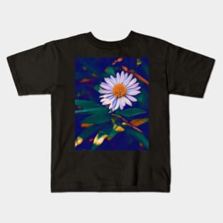 Tiny Daisy - Blue Hue Kids T-Shirt